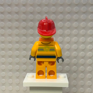 Fire - Bright Light Orange Suit, Life Jacket, cty0974 Minifigure LEGO®   