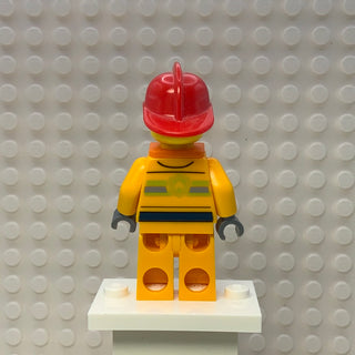 Fire - Bright Light Orange Suit, Life Jacket, cty0974 Minifigure LEGO®