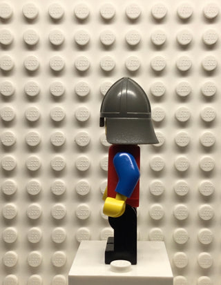 Crusader-Lion, Black Legs with Red Hips, Dark Gray Neck-Protector, cas112 Minifigure LEGO®