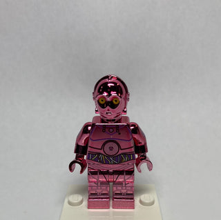 Protocol Droid Limited Edition Chrome Pink Custom Printed & Inspired Lego Star Wars Minifigure Custom minifigure BigKidBrix