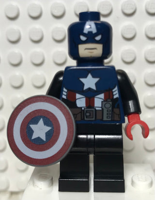 Toy Fair 2012 Captain America Lego Minifigure, sh0028 Minifigure LEGO®