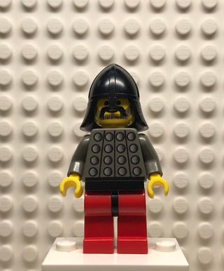 Fright Knights, Knight 3, Red Legs with Black Hips, Black Neck-Protector, cas029 Minifigure LEGO®   