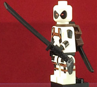 Deadpool White Outfit Marvel Custom Printed Minifigure Custom minifigure BigKidBrix