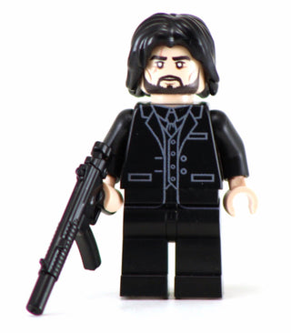 REAPER aka JOHN WICK Custom Printed & Inspired Lego Fortnite/Movie Minifigure Custom minifigure BigKidBrix