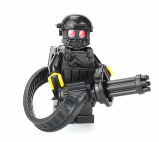 Heavy Gunner Custom Minifigure, BB69 Custom minifigure Battle Brick