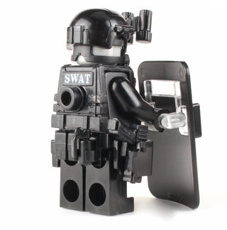 SWAT Police Pointman Custom Minifigure, BB50 Custom minifigure Battle Brick