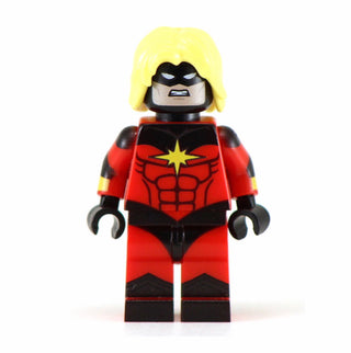Captain Marvel Custom Printed Minifigure Custom minifigure BigKidBrix
