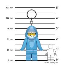 LEGO® Shark Guy Keychain LED Light 3” Keychain LEGO®