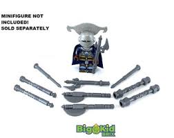Royal Guard Metal Grey Weapon Pack Custom, Accessory BigKidBrix