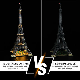 Light Kit For Eiffel Tower, 10307 Light up kit Lightailing