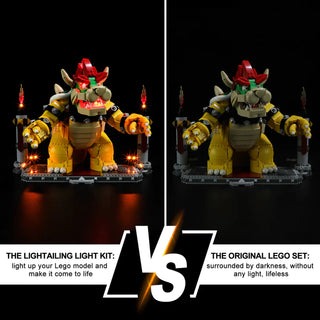 Lightailing Light kit for The Mighty Bowser, 71411 Light up kit Lightailing