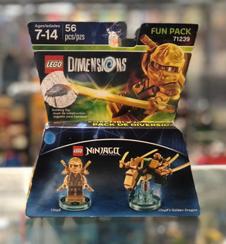 Fun Pack - Ninjago (Lloyd and Lloyd's Golden Dragon), 71239 Building Kit LEGO®