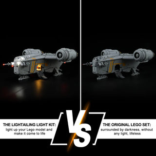 Lightailing Light Kit For The Razor Crest, 75331 Light up kit Lightailing