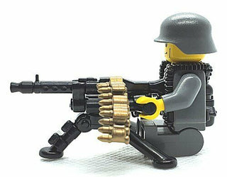 BRICKARMS GERMAN MG Tripod with MG-34 & MG-42 Accessories Brickarms   