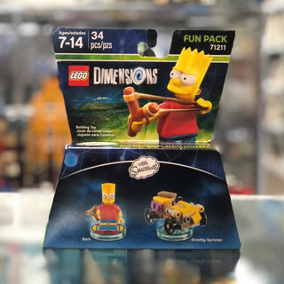 Fun Pack - The Simpsons (Bart and Gravity Sprinter), 71211 Building Kit LEGO®