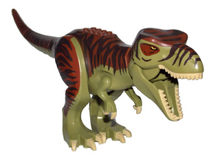Tyrannosaurus Rex Dinosaur LEGO® Animals LEGO® Olive Green, trex03 Like New
