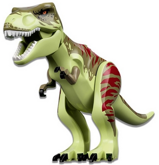 Tyrannosaurus Rex Dinosaur LEGO® Animals LEGO® Yellowish Green trex09 Like New