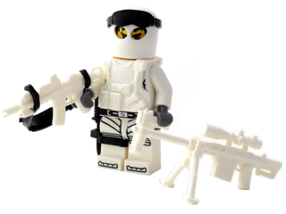 Winter Army Commando Custom Minifigure, BB63 Custom minifigure Battle Brick