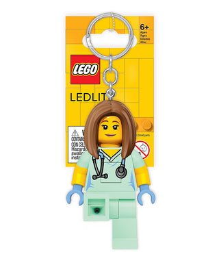 LEGO® Nurse Veterinarian Keychain LED Light 3” Keychain LEGO®
