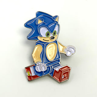 SDCC 2023 Exclusive LEGO Enamel Pin - Sonic The Hedgehog Gear United Brick Co®   