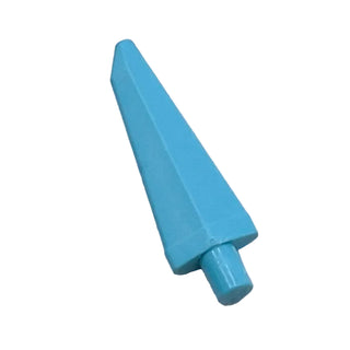 Minifigure, Weapon Sword, Spike Flexible 3.5L with Bar End, Part# 64727 Part LEGO® Medium Azure