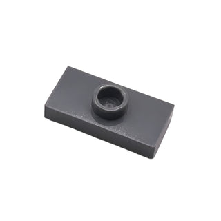Plate, Modified 1x2 with 1 Stud with Groove (Jumper), Part# 3794b Part LEGO® Dark Bluish Gray