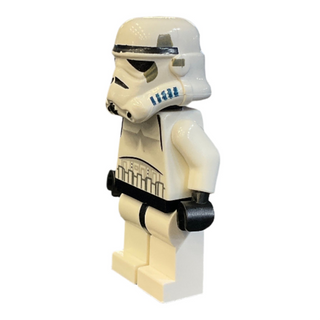 Imperial Stormtrooper Misprint- Black Head, Solid Mouth Helmet, sw0036b Minifigure LEGO®