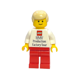 HMV Production Factory Tour Minifigure Minifigure LEGO® Like New Red Legs