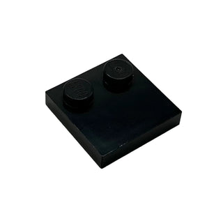Tile, Modified 2 x 2 with Studs on Edge, Part# 33909 Part LEGO® Black