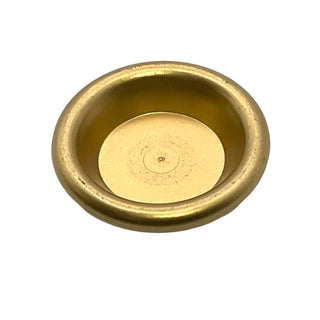 Minifigure Utensil Dish 3x3, Part# 6256 Part LEGO® Metallic Gold