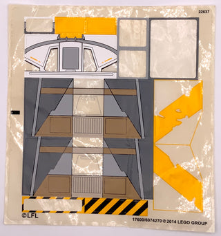 Sticker Sheet for Set The Ghost, 75053 - (17600/6074270), Part# 75053stk01 Part LEGO® Missing 5 Stickers