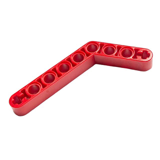 Technic, Liftarm, Modified Bent Thick 1x9 (6-4), Part# 6629 Part LEGO® Red