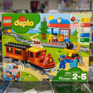 Steam Train, 10874 - LEGO® Duplo set Building Kit LEGO®