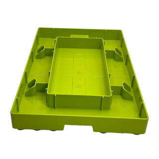 DUPLO® Brick 8 x 12 with 1 x 2 Indentations on Ends (Container Top), Part# 93607
