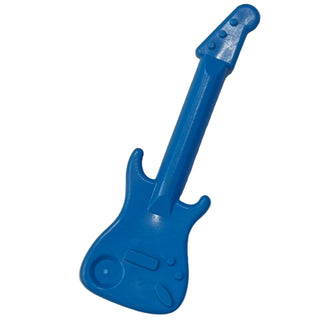 Minifigure, Utensil Musical Instrument, Guitar Electric, Part# 11640 Part LEGO® Dark Azure