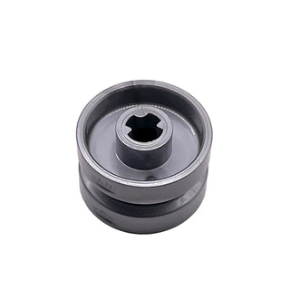 Wheel 18mm D. x 12mm with Axle Hole and Stud, Solid Brake Rotor Lines, Part# 18976 Part LEGO®