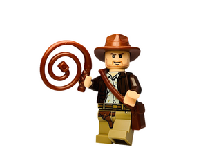 Indiana Jones, iaj001 Minifigure LEGO® Like New with Whip