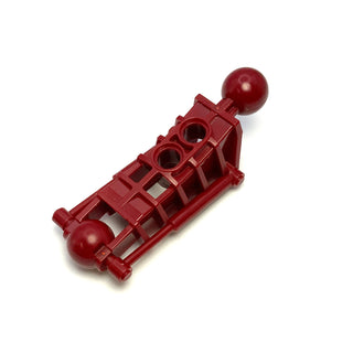 Bionicle Toa Metru Leg Lower Section, Part# 47297 Part LEGO® Dark Red  