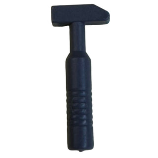 Minifigure Utensil Tool Cross Pein Hammer - 6-Rib Handle Part# 6246b Part LEGO® Dark Gray