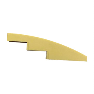 Slope, Curved 4 x 1, Part# 61678 Part LEGO® Tan