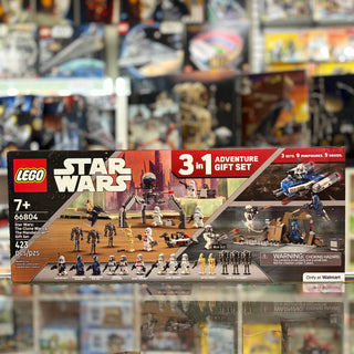 Star Wars Bundle Pack, 3 in 1 Adventure Gift Set (Sets 75372, 75373, and 75391) - Star Wars: The Clone Wars & The Mandalorian Gift Set, 66804 Building Kit LEGO®