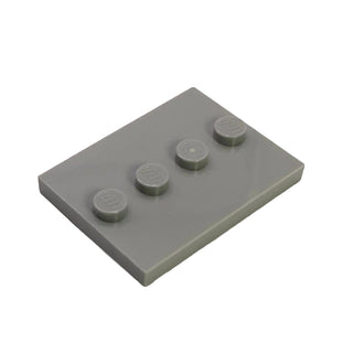 Tile Modified, 3x4 with 4 Studs in Center (Minifigure Stand), Part# 88646 Part LEGO® Light Bluish Gray 1 Part