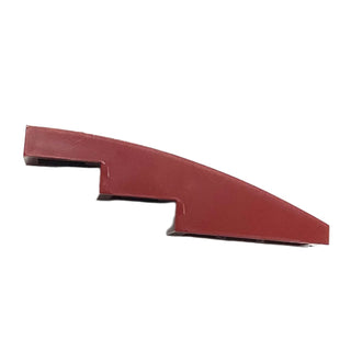 Slope, Curved 4 x 1, Part# 61678 Part LEGO® Dark Red