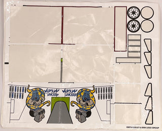 Sticker Sheet for Set Republic Attack Gunship, 7676 - (63675/4529377), Part# 7676stk01