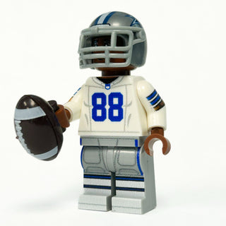 #88 WR Lamb Dallas Football Player Minifig made using LEGO parts Custom Minifigure B3 Customs