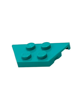 Wedge, Plate 2 x 4, Part# 51739 Part LEGO® Dark Turquoise