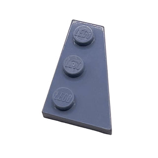 Wedge, Plate 3 x 2 Right, Part# 43722 Part LEGO® Sand Blue