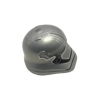 Minifigure, Headgear Helmet SW Stormtrooper Ep. 8 Captain Phasma Pointed Mouth Pattern, Part# 20904pb03 Part LEGO®