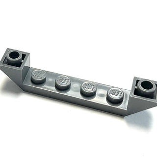 Slope, Inverted 45 6 x 1 Double with 1 x 4 Cutout, Part# 52501 Part LEGO® Dark Bluish Gray
