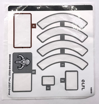 Sticker Sheet for Set The Armorer's Mandalorian Forge, International Version, 75319-1 - (80032/6361049), Part# 75319stk01a Part LEGO®